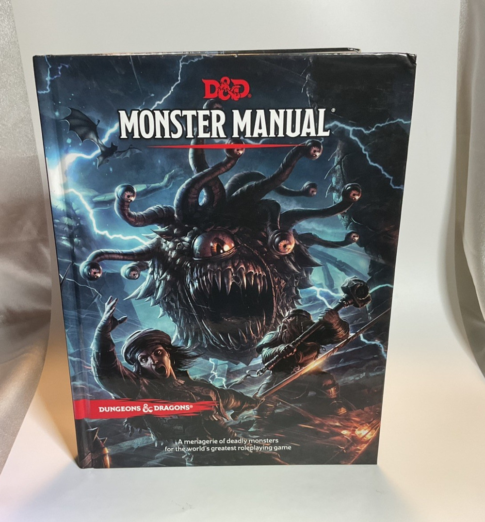 Dungeons & Dragons Monster Manual 5th Edition 5e Hardcover D&D Wizards 2014